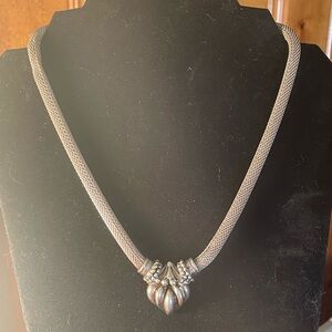 Vintage Stocko, Joseph Esposito Sterling Silver Snap Necklace.